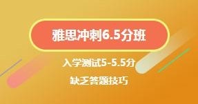 雅思冲刺6.5分班
